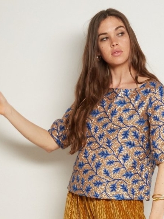 The Odells Tops - Anthropologie x The Odells Bianca Sequin Top